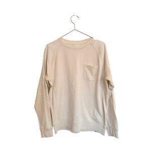 Norse Projects Crewneck Mens Ketel Dry Cotton Size M Cream Pocket N20-0166